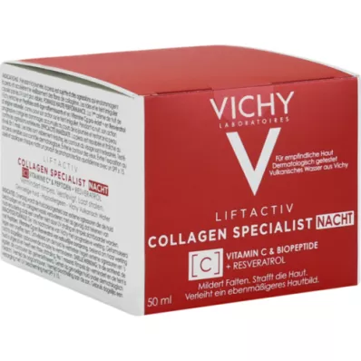 VICHY LIFTACTIV Specjalistyczny krem kolagenowy na noc, 50 ml