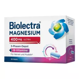 BIOLECTRA Magnez 400 mg ultra 3-fazowy depot, 30 szt