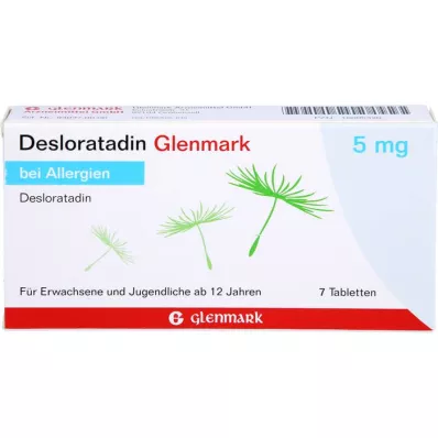 DESLORATADIN Tabletki Glenmark 5 mg, 7 szt