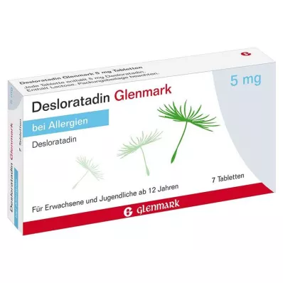 Desloratadyna Glenmark 5 mg tabletki, 7 szt