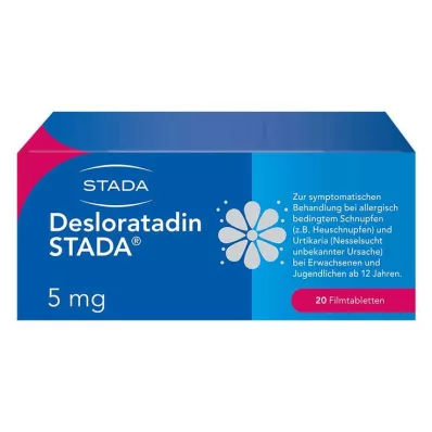 Desloratadyna STADA® 5 mg tabletki powlekane, 20 szt Desloratadyna STADA® 5 mg tabletki powlekane, 20 szt