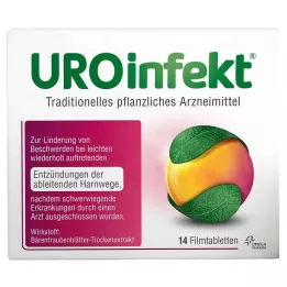 UROINFEKT Tabletki powlekane 864 mg, 14 szt