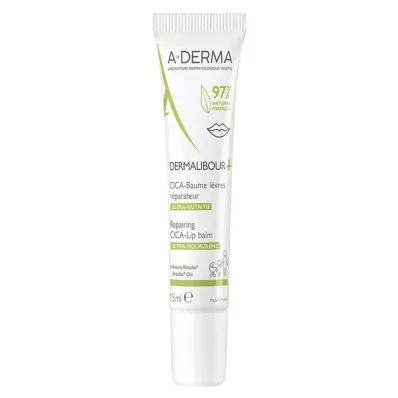 A-Derma Dermalibour + Cica balsam do ust, 15 ml A-Derma Dermalibour + Cica balsam do ust, 15 ml