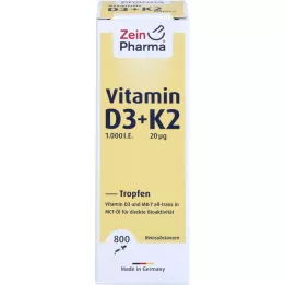 VITAMIN D3+K2 MK-7 kropli do stosowania doustnego, wysoka dawka, 25 ml