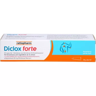 DICLOX forte 20 mg/g żel, 50 g