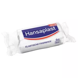 HANSAPLAST elastyczna taśma mocująca, krepowana 8 cm x 4 m, 1 szt