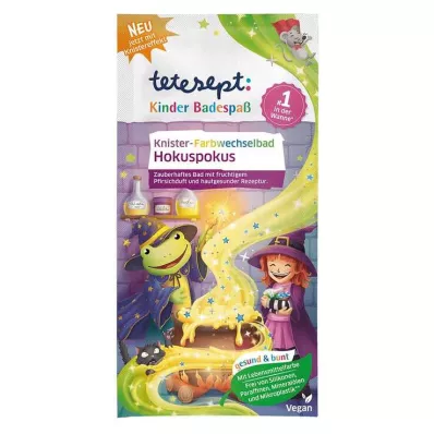 TETESEPT Zabawa w kąpieli dla dzieci Kąpiel zmieniająca kolor Hokus Pokus, 45 g