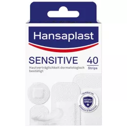 HANSAPLAST Hipoalergiczne paski Sensitive Plaster, 40 szt