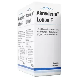 AKNEDERM Lotion F, 2X30 ml