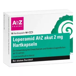 LOPERAMID AbZ akut 2 mg kapsułki twarde, 10 szt