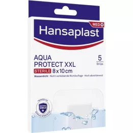 HANSAPLAST Aqua Protect sterylny opatrunek na ranę 8x10 cm, 5 szt