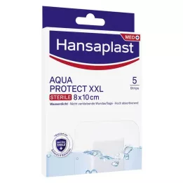 HANSAPLAST Aqua Protect sterylny opatrunek na ranę 8x10 cm, 5 szt