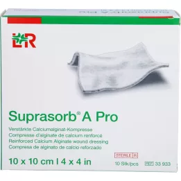 SUPRASORB A Pro Calcium Alginate Compr.10x10 cm, 10 szt