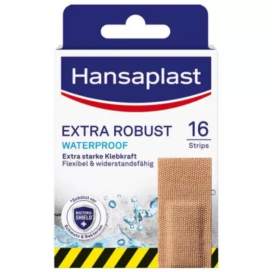 HANSAPLAST bardzo wytrzymałe wodoodporne taśmy gipsowe, 16 szt