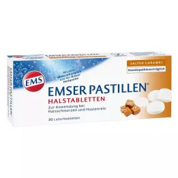 EMSER Pastylki na gardło solony karmel, 30 szt
