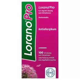 LORANOPRO 0,5 mg/ml Roztwór doustny, 100 ml