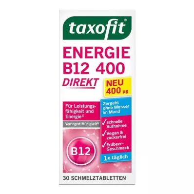 Taxofit Energy B12 400 tabletek do bezpośredniego topienia, 30 szt