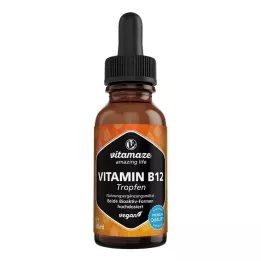 VITAMIN B12 100 µg krople wegańskie o wysokiej dawce, 50 ml