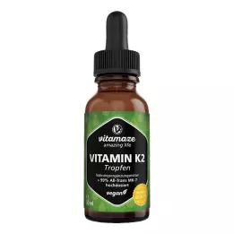 VITAMIN K2 MK7 krople wysoce dozowane wegańskie, 50 ml