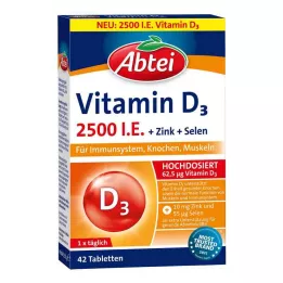 ABTEI Witamina D3 2500 j.m. tabletki, 42 szt