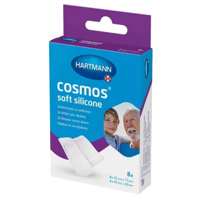 COSMOS miękkie silikonowe paski gipsowe 2 rozmiary, 8 szt