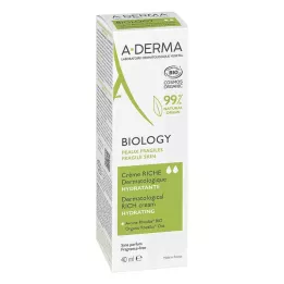 A-DERMA Bogaty dermatologiczny krem biologiczny, 40 ml