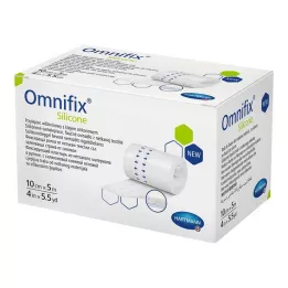 OMNIFIX silikonowa włóknina mocująca 10 cm x 5 m, 1 szt
