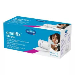 OMNIFIX silikonowa włóknina mocująca 10 cmx2 m, 1 szt