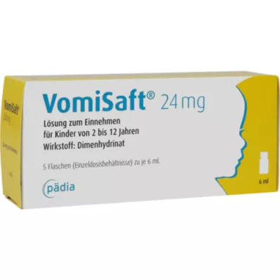 VOMISAFT 24 mg Roztwór doustny, 5 x 6 ml