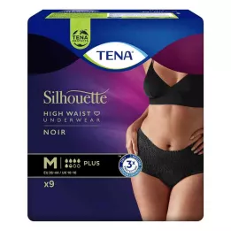 TENA SILHOUETTE plus M noir, 9 szt