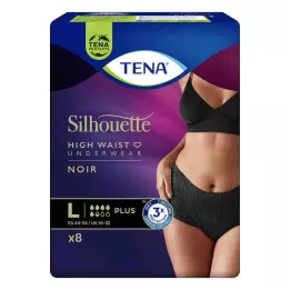 TENA SILHOUETTE plus L noir, 8 szt