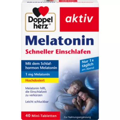 DOPPELHERZ Tabletki melatoniny, 40 szt
