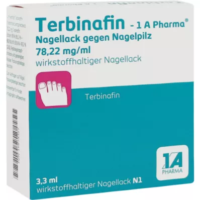 TERBINAFIN-1A Pharma Nagell.g.Nagelpilz 78,22 mg/ml, 3,3 ml