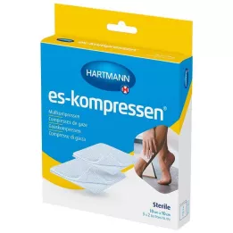 ES-KOMPRESSEN sterylny chleb 17-warstwowy 10x10 cm 8ply, 5X2 szt