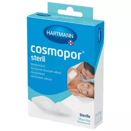 COSMOPOR jałowy opatrunek na ranę 5x7,2 cm OTC, 5 szt