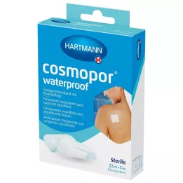 COSMOPOR wodoodporny opatrunek na ranę 5x7,2 cm OTC, 5 szt