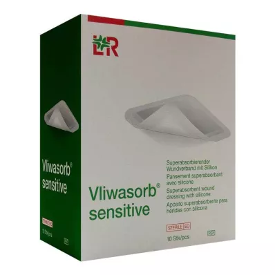 Vliwasorb Sensitive 20x20 cm superabsorbujący opatrunek na ranę, 10 szt