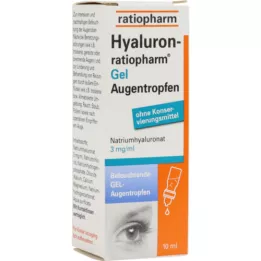 HYALURON-RATIOPHARM Żelowe krople do oczu, 10 ml