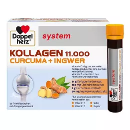 DOPPELHERZ Collagen 11,000 Curcuma+Ingw.system TRA, 30X25 ml