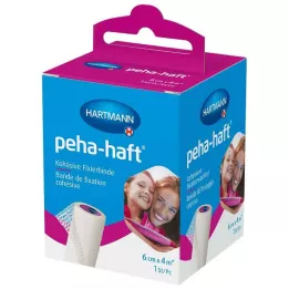 PEHA-HAFT Opatrunek mocujący bezlateksowy 6 cmx4 m OTC, 1 szt