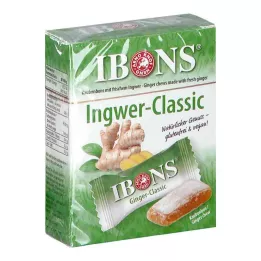 IBONS Cukierki do żucia Ginger Classic Box, 60 g