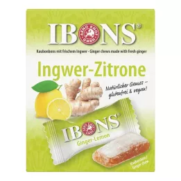 IBONS Cukierki do żucia Ginger Lemon Box, 60 g