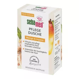 SEBAMED Prysznic pielęgnacyjny z mango & Imbir w postaci stałej, 100 g