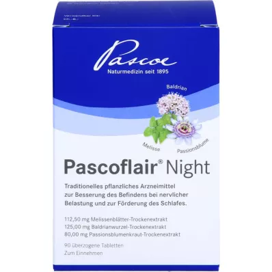 PASCOFLAIR Tabletki powlekane na noc, 90 szt