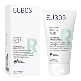 EUBOS KÜHL &amp; KLAR Mleczko oczyszczające przeciw zaczerwienieniom, 150 ml