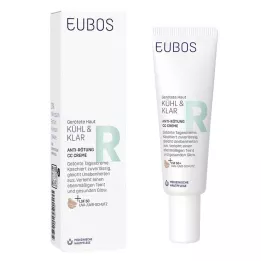 EUBOS KÜHL &amp; KLAR Przeciw zaczerwienieniom CC Krem LSF 50, 30 ml