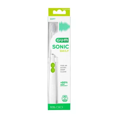 GUM Sonic Daily szczoteczka soniczna biała, 1 szt GUM Sonic Daily szczoteczka soniczna biała, 1 szt