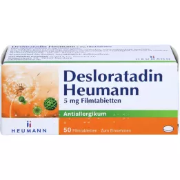 DESLORATADIN Tabletki powlekane Heumann 5 mg, 50 szt