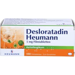 DESLORATADIN Tabletki powlekane Heumann 5 mg, 100 szt