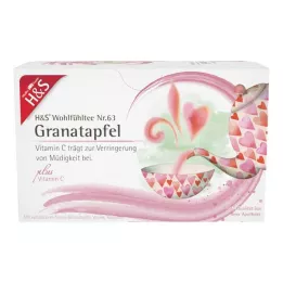 H&amp;S Granat z witaminą C saszetka filtrująca, 20X2 g